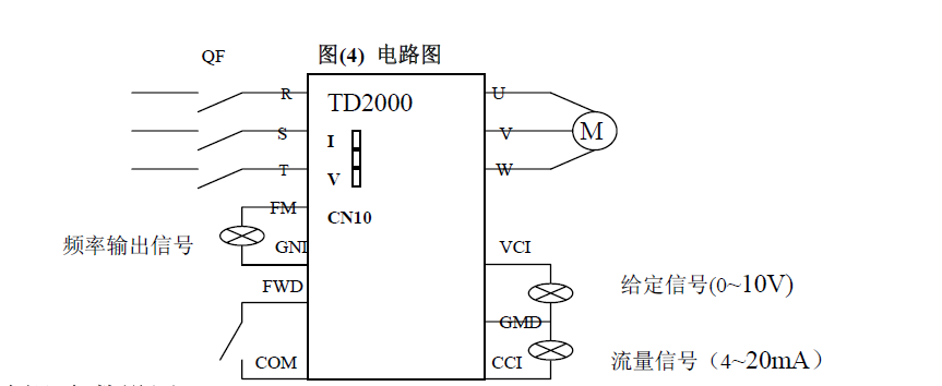 艾默生变频器TD2000电路图--代理商广州盟雄